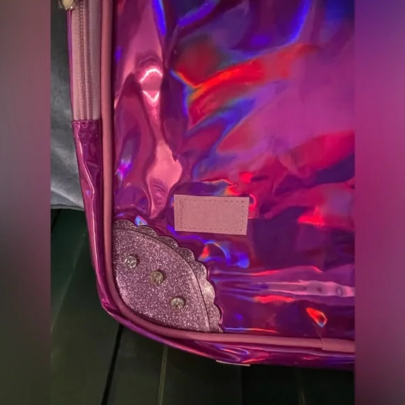NWT - Girls Glitter Backpack/Book-bag Unicorn - Picture 3 of 9